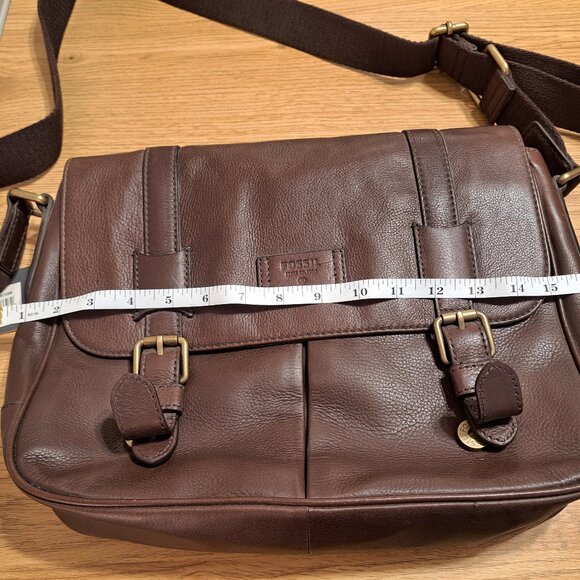 Mens Fossil Messenger Bag - Picture 6 of 8